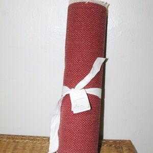 Pottery Barn.  Mason Handwoven Cotton Fringe Table Runner.  Sz. 18"x108"